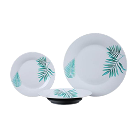 PORCELAIN DINNER SET WITH DECAL